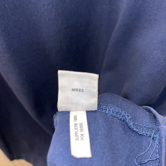 RALPH LAUREN V-Neck Short Sleeve Navy Blue T-Shirt Red Pony D&G Boss Lacoste M - Picture 7 of 7